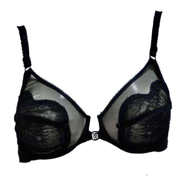 Vintage Yves Saint Laurent Black Lace Bra – Vintage by Misty