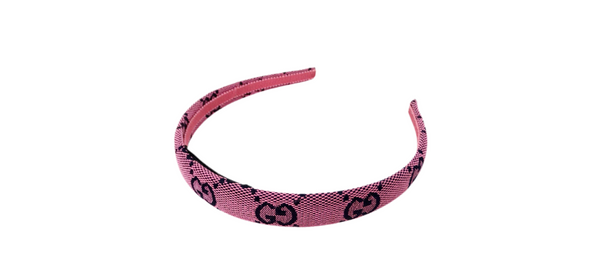 Gucci Pink GG Monogram Canvas Headband – Vintage by Misty