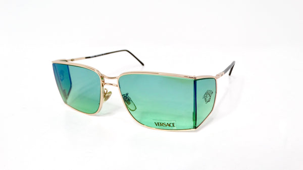 Versace Medusa Teal Sunglasses- Unisex & FABULOUS! Step Up Your Eyewear Game with the Versace Medusa Charm 2199  main image 4