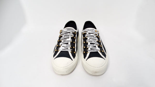 スニーカー Dior Essentials WALK'N' canvas SNEAKER Christian Dior Canvas Walk'N'Dior Low Top Sneakers 37 Black