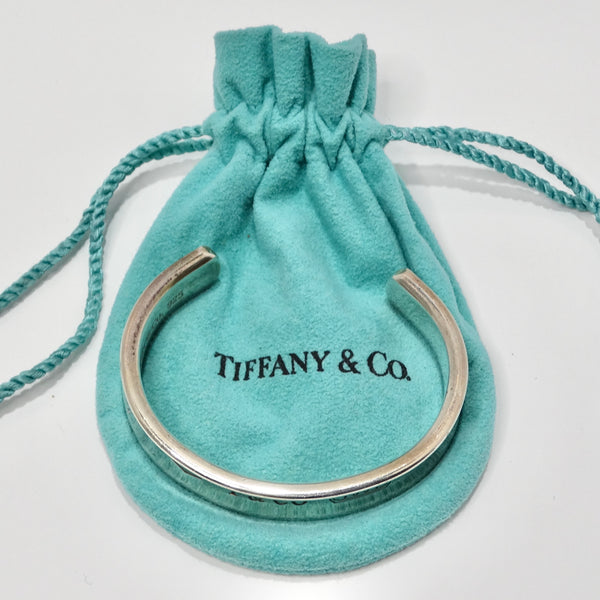 Tiffany & Co 1997 Silver 1925 Engraved Cuff Bracelet – Vintage by
