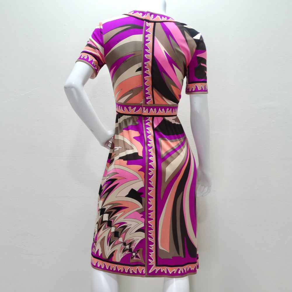 Pucci 1960s Printed Multicolor Dress