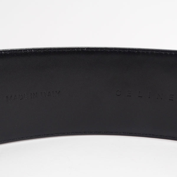 Celine 1990s Brown Leather Gold Tone Belt – Vintage by Misty