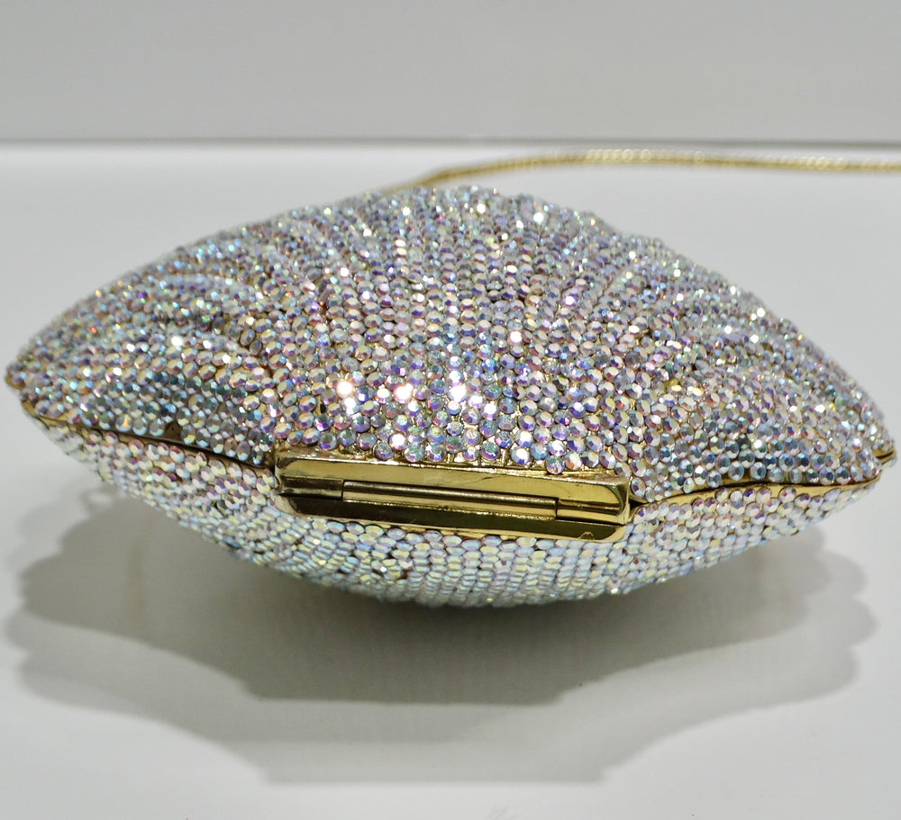 1980s Swarovski Crystal Sea Shell Handbag