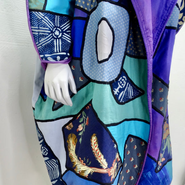 1980s La Colección Judith Roberts Patchwork Coat – Vintage