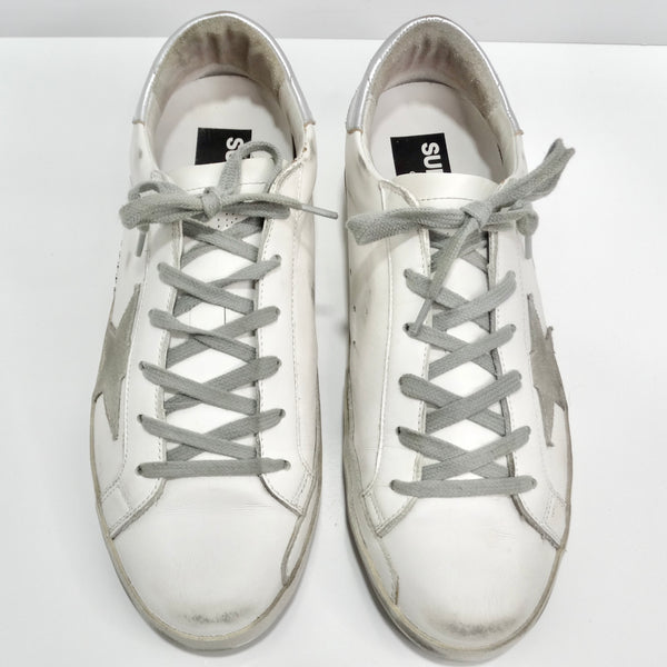 Golden Goose White Leather Super Star Sneakers – Vintage by