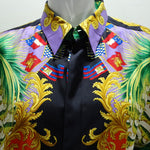 Gianna Versace SS 1993 Miami Collection Silk Shirt