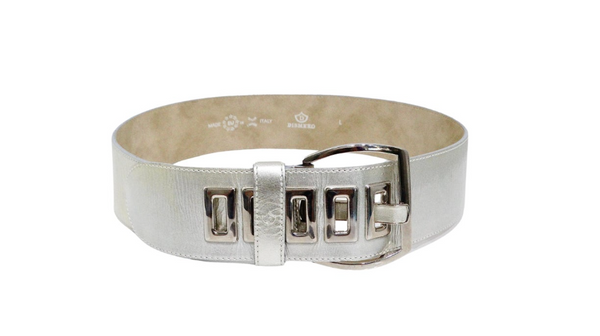 Dismero Vintage Black Patent Belt With Ornate Silver And Enamel Buckle Black Silver Vintage Belts for sale | eBay main image 3