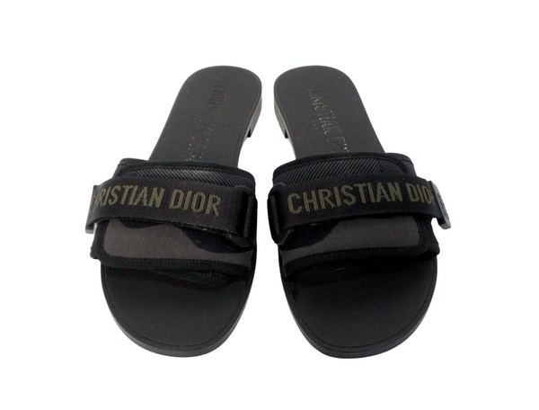 Christian Dior Dio(r)Evolution Black Grosgrain Trim & Velcro Strap Christian Dior Dio(r)Evolution Black Grosgrain Trim & Velcro Strap