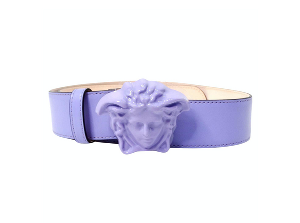 タグ付き未使用品VERSACE COLLECTION 紫 レザー ベルト ScreenShot2024-11-20at12.12.