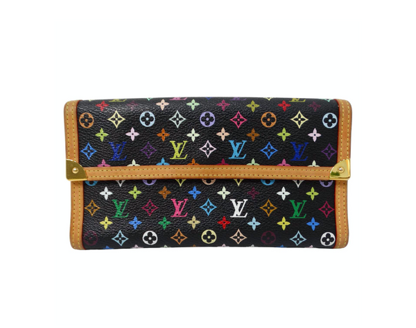 2003 Takashi Murakami x Louis Vuitton Porte Tresor Black