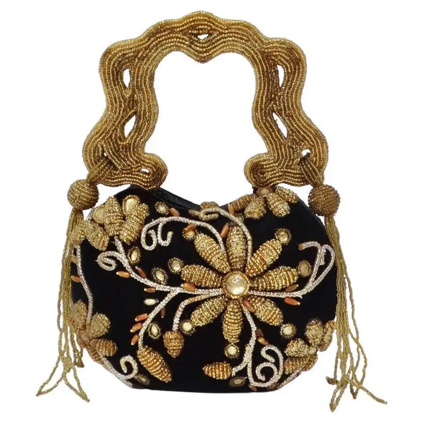 Marday Vintage Bead & Embroidered Clutch Purse – The Jewelry Lady's Store