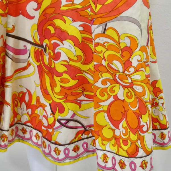 Emilio Pucci Silk Pleated 1960's Dress – Vintage by Misty