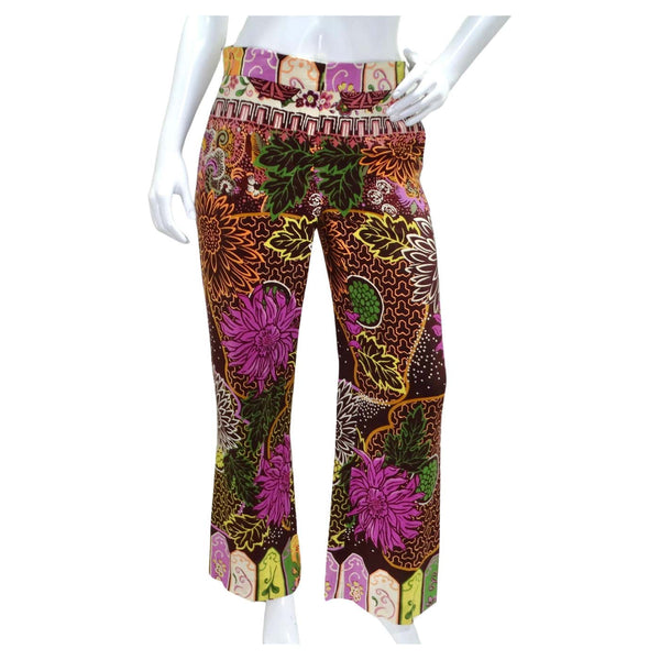 Valentino Silk Multicolor Floral Pants – Vintage by Misty