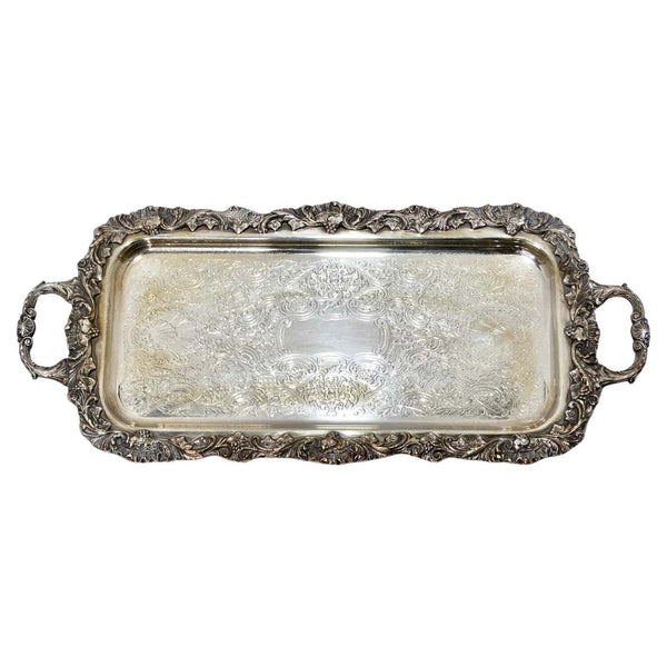 Antique Silver Plate Cocktail Tray – Vintage by Misty