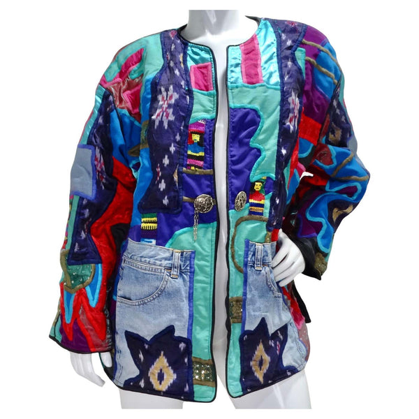 1980s La Colección Judith Roberts Patchwork Jacket – Vintage by Misty