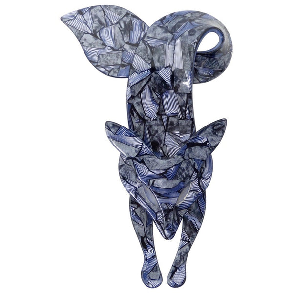 Vintage 1970s Lea Stein brooch Paris - Divine Style French