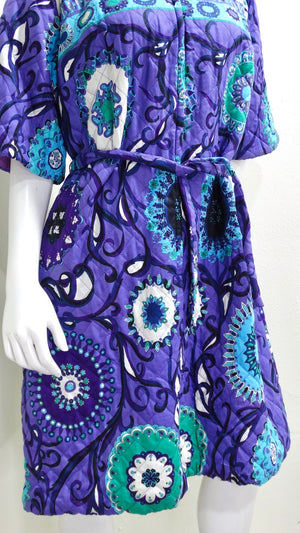 Emilio Pucci 1960's Cotton Quilted Dress