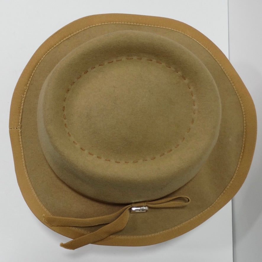 Vintage Beige Pierre Cardin Hardin Hat