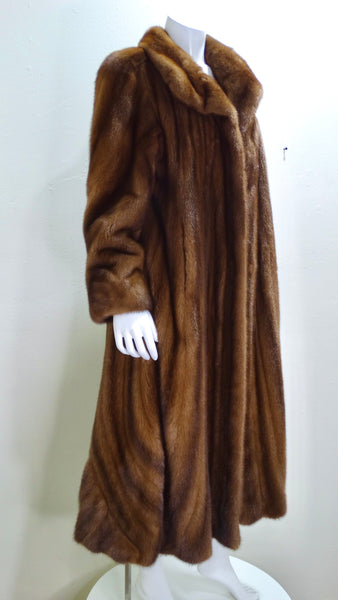 Zandra Rhodes | Mink Mid-Length Fur Jacket | ml Furs Whiskey / S