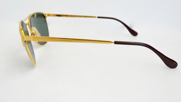 Ray Ban Signet Gold Frame Sunglasses – Vintage by Misty