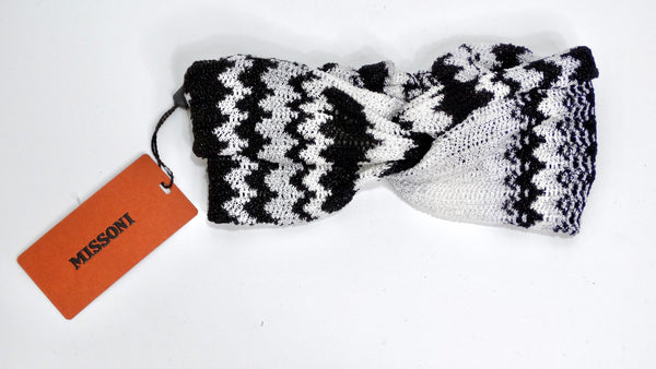 Missoni Multi-Color Knit Knotted Headband – Vintage by Misty display picture 3