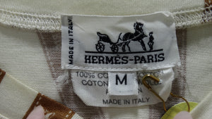 Hermes Ribbon Print T-Shirt