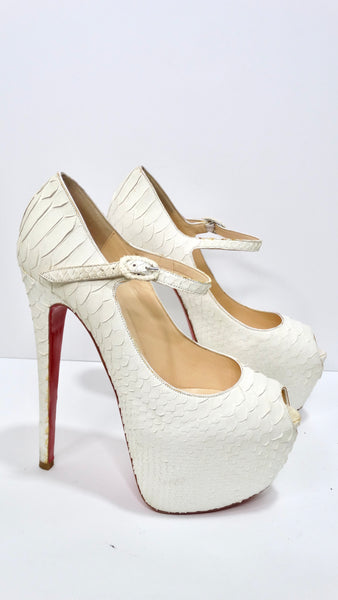 Louboutin python heels online