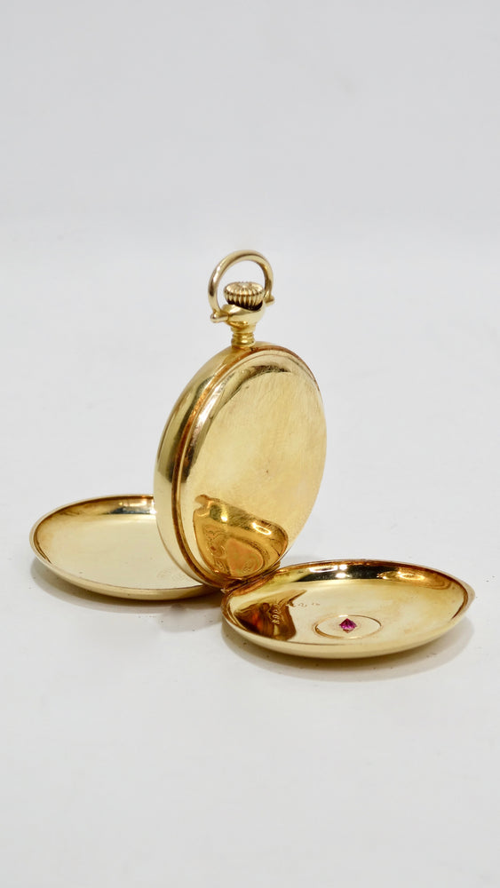 Elgin Gold & Ruby Pocket Watch
