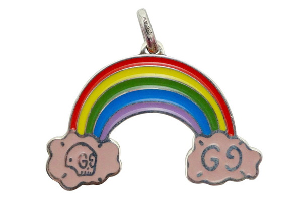 GUCCI　ゴースト　レインボー　チャーム Gucci Ghost Rainbow Charm – Vintage by Misty