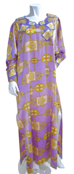 Yves Saint Laurent Silk Beaded Maxi Dress – Vintage by Misty