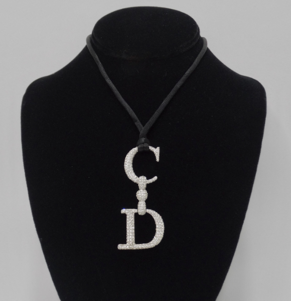 John Galliano for Christian Dior CD Crystallized Necklace