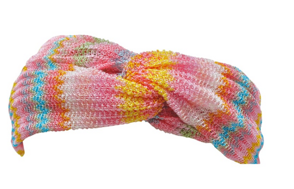 Missoni Multi-Color Knit Knotted Headband – Vintage by Misty display picture 3