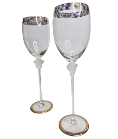 Versace discount wine glass