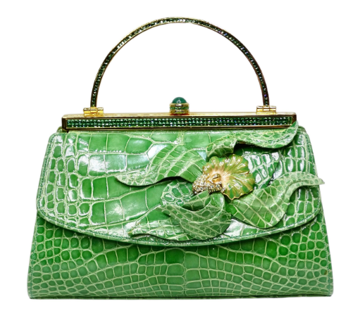 Green evening bag hotsell