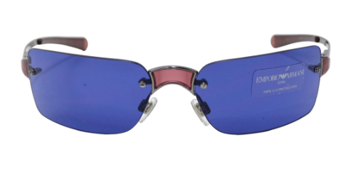 Giorgio Armani 1990's Rare Pink/Purple Rectangle Sunglasses Giorgio Armani 1990's Rare Pink/Purple Rectangle Sunglasses