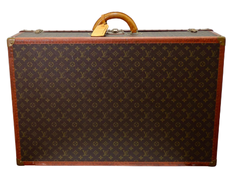 Louis Vuitton Vintage Monogram Travel Trunk Bag Brown