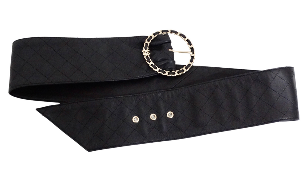 Chanel Quilted Lambskin Belt – Vintage by Misty