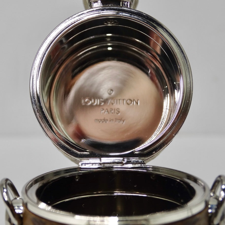 Louis Vuitton Monogram Reverse Lipstick Case Cosmetic Pouch Mp2407 Lv Auth  27696
