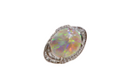 Australian Opal & Diamonds Platinum Cocktail Ring