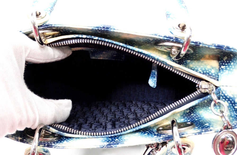 John Galliano for Christian Dior Galaxy Print Lady Dior Handbag S/S 2011