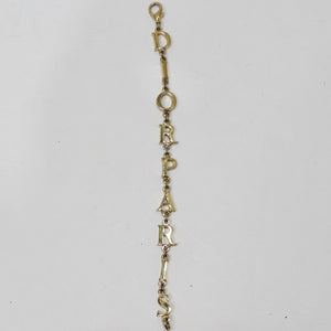 Dior Paris Gold Tone Bracelet