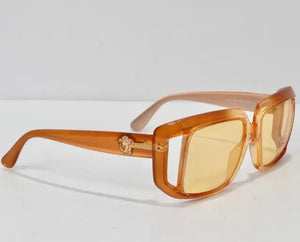 1990s Versace Orange Sunglasses