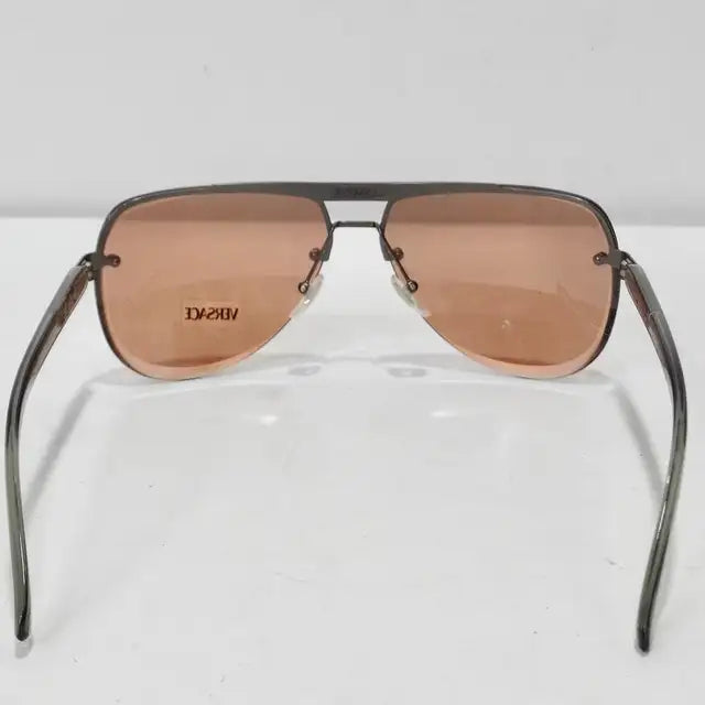 Versace 1990s Silver Sunglasses
