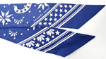 Hermes Blue "Les Leopards" Silk Twilly