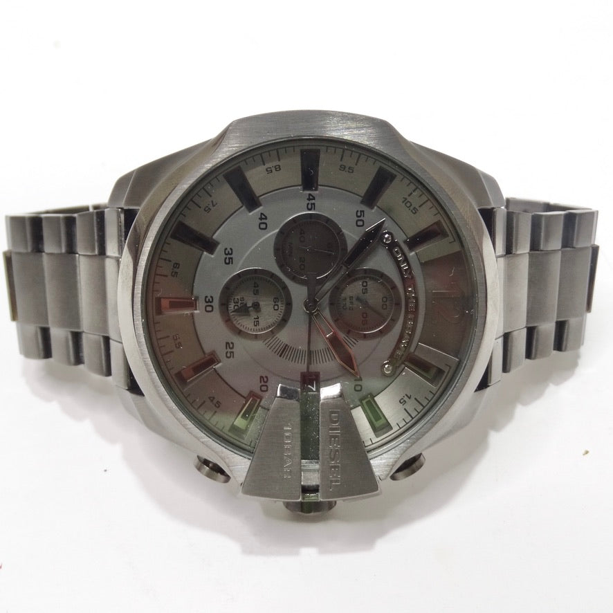 Diesel Mega Chief Stainless Steel Chronograph Quartz Watch