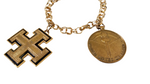 1970s 12k Gold Filled U.S. Military Service Medals Charm Bracelet - 1 of 20