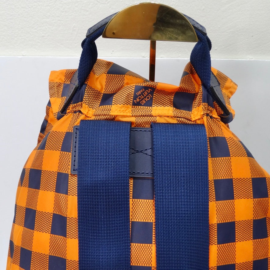 Louis Vuitton Orange Damier Masai Adventure Practical Backpack Nylon Cloth  ref.843086 - Joli Closet