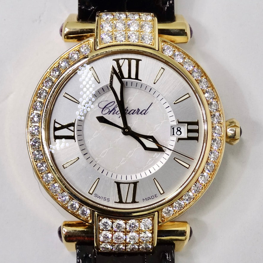 Chopard Imperiale Quartz 36mm Yellow Gold Diamond Watch Vintage