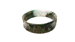 Jade Hand-Carved Gradient Jadeite Bangle